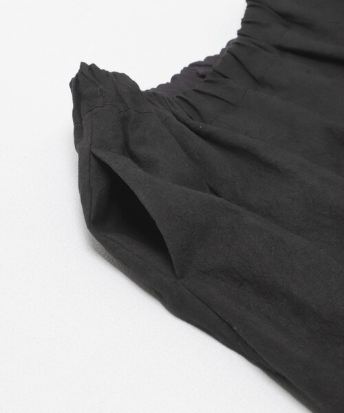 かぐれ（カグレ）の「リネンコットンタックスカート（スカート・レディース・CHARCOAL/BLACK・Free）」の18枚目の写真