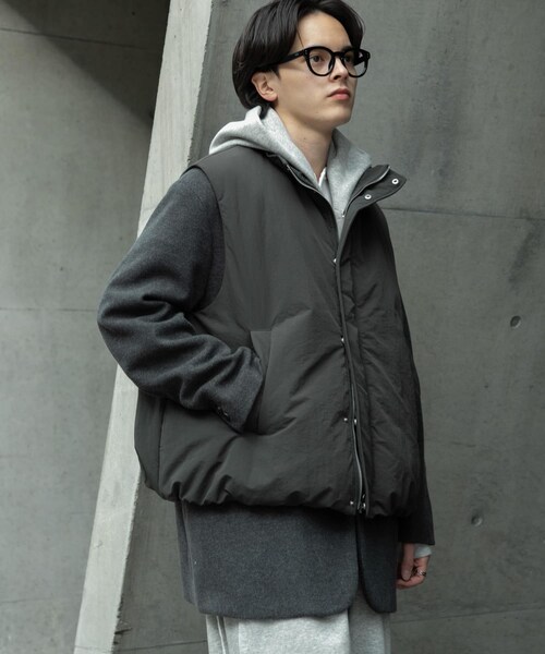 SENSE OF PLACE by URBAN RESEARCH（センスオブプレイスバイアーバンリサーチ）の「ナイロンユーティリティーベスト（その他アウター・メンズ・BLACK/CHARCOAL・M/L）」の17枚目の写真