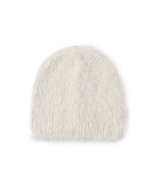 ROPE' PICNIC（ロペピクニック）の「ラメニットワッチ/リンクコーデ（ニットキャップ/ビーニー・レディース・ライトグレー/キナリ・F）」の4枚目の写真