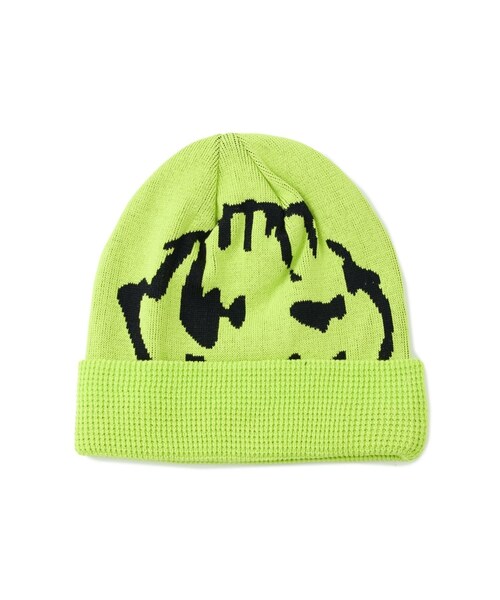 ADAM ET ROPE'(アダムエロペ)の「【DANCER】MASK BEANIE(ニットキャップ/ビーニー・レディース・ブラック/キミドリ/ネイビー・F)」の3枚目の写真