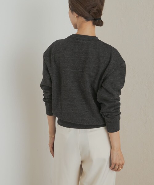 URBAN RESEARCH DOORS（アーバンリサーチドアーズ）の「『別注』Snow Peak Apparel ×DOORS　RecycledCottonSweat（スウェット・レディース・GRAY/BLACK/BROWN・One）」の11枚目の写真