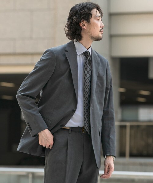 URBAN RESEARCH DOORS(アーバンリサーチドアーズ)の「LIFE STYLE TAILOR ウォッシャブルストレッチジャケット(テーラードジャケット・メンズ・GRAY/NAVY・44/46/48/50)」の14枚目の写真
