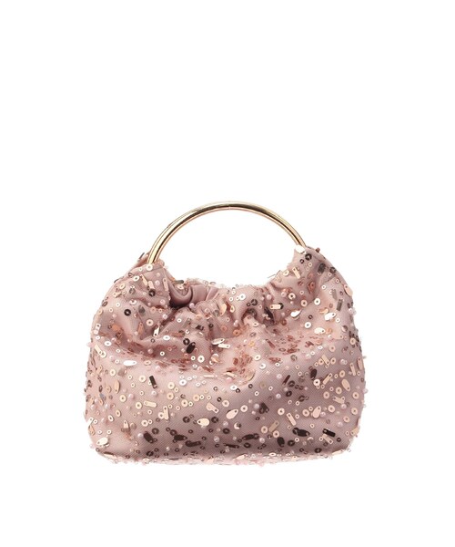 RESEXXY（リゼクシー）の「クリアスパンコールバッグ（ハンドバッグ・レディース・ホワイト/ピンク・F）」の2枚目の写真