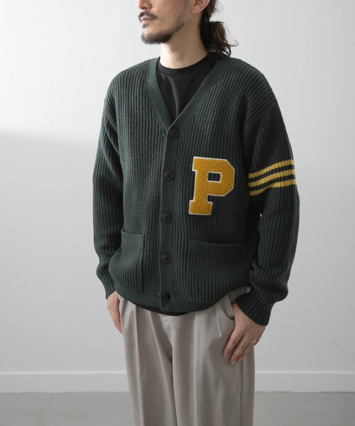 ITEMS URBANRESEARCH（アイテムズ アーバンリサーチ）の「ウール混サガラ刺繍カーディガン（カーディガン/ボレロ・メンズ・GRN/BLK・M/L）」の19枚目の写真