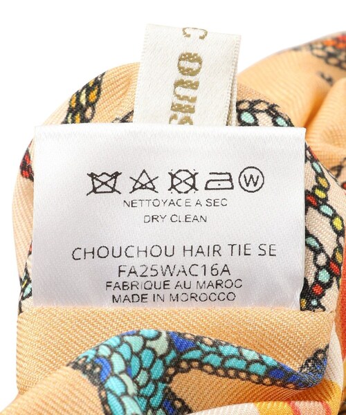 ADAM ET ROPE'(アダムエロペ)の「【LA PRESTIC OUISTON】CHOUCHOU HAIR TIE シュシュ(シュシュ・レディース・ブラック系/キャメル系/オレンジ系・F)」の7枚目の写真