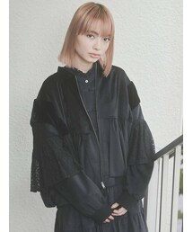 merry jenny | レースレイヤードコンビブルゾン(ブルゾン)