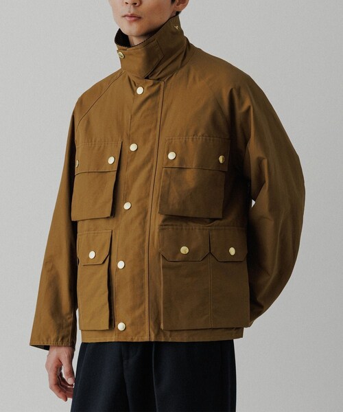 ADAM ET ROPE'(アダムエロペ)の「《別注》【Barbour/バブアー】4POCKET SHORT BLOUSON(ブルゾン・メンズ・ブラック/キャメル・36/38/40/42)」の17枚目の写真