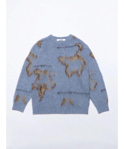 EMODA（エモダ）の「【VEQUM】FLUFFY COLOR KNIT（その他・レディース・アイボリー/グリーン/ライトミックス/ミックス・F）」の4枚目の写真