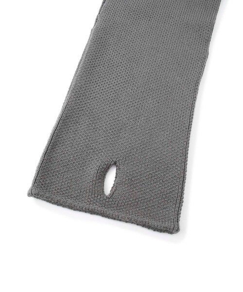 ADAM ET ROPE'(アダムエロペ)の「【KYOU/キョウ】NOSTALGIA Bulky Yarn 2way Stole(マフラー・メンズ・グレー・F)」の3枚目の写真