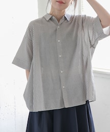FORK&SPOON | FORK&SPOON　ワイド5分袖シャツ(シャツ/ブラウス)