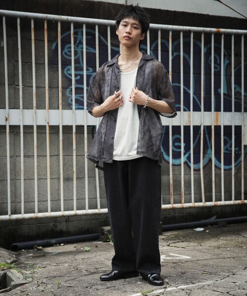 SENSE OF PLACE by URBAN RESEARCH（センスオブプレイスバイアーバンリサーチ）の「ストレートデニムパンツ（デニムパンツ・メンズ・BLACK/L.INDIGO・S/M/L）」の13枚目の写真