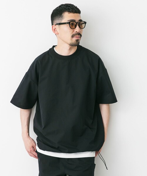 URBAN RESEARCH DOORS(アーバンリサーチドアーズ)の「『別注』Marmot×DOORS DotAir drawstring T-shirts(Tシャツ/カットソー・メンズ・BLACK/CHARCOAL/BEIGE・M/L/XL)」の6枚目の写真