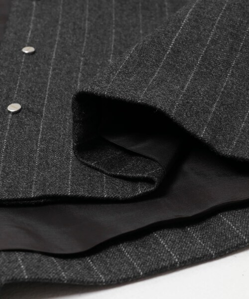 URBAN RESEARCH（アーバンリサーチ）の「AMOMENTO　WOOL SNAP BUTTON VEST（ベスト・レディース・STRIPE・0）」の7枚目の写真