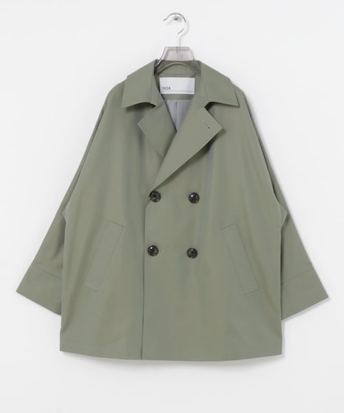 URBAN RESEARCH(アーバンリサーチ)の「TICCA MINI テントトレンチコート(ステンカラーコート・レディース・BEIGE/KHAKI・1)」の2枚目の写真