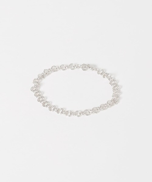 URBAN RESEARCH（アーバンリサーチ）の「decor　DoublecirclechainBracelet（ブレスレット・レディース・SILVER・-）」の6枚目の写真