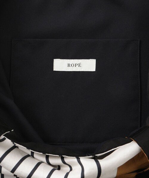ROPE'(ロペ)の「幾何学柄シルクトートバッグ(トートバッグ・レディース・オフホワイト/サックス・F)」の18枚目の写真