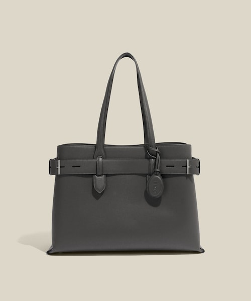 ROPE'（ロペ）の「【E'POR】A BAG Large/A4対応・通勤（トートバッグ・レディース・ブラック/ベージュ/チャコール/カラシ・F）」の3枚目の写真