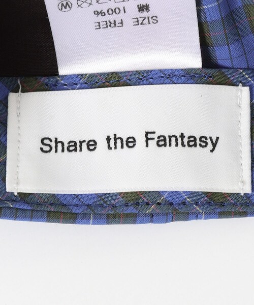 URBAN RESEARCH(アーバンリサーチ)の「Share the Fantasy 6 PANEL LONG BRIM CAP(キャップ・メンズ・BLUE CHECK・Free)」の6枚目の写真