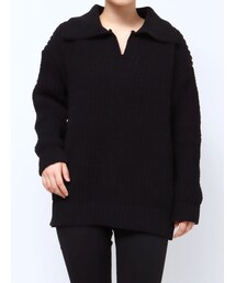 GYDA | スキッパーLOOSE KT TOPS(ニット/セーター)