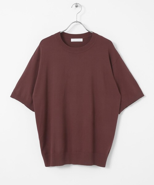 SENSE OF PLACE by URBAN RESEARCH(センスオブプレイスバイアーバンリサーチ)の「クルーネックニットショートスリーブTシャツ(ニット/セーター・メンズ・BLACK/BROWN/GREEN・M/L)」の22枚目の写真