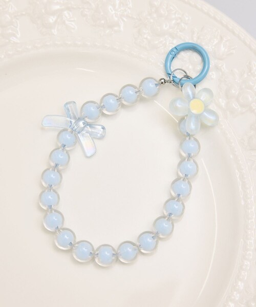 ROPE' PICNIC（ロペピクニック）の「ハンドストラップ（スマホグッズ・レディース・ライトグリーン/ターコイズ/ラベンダー/ピンク・F）」の9枚目の写真