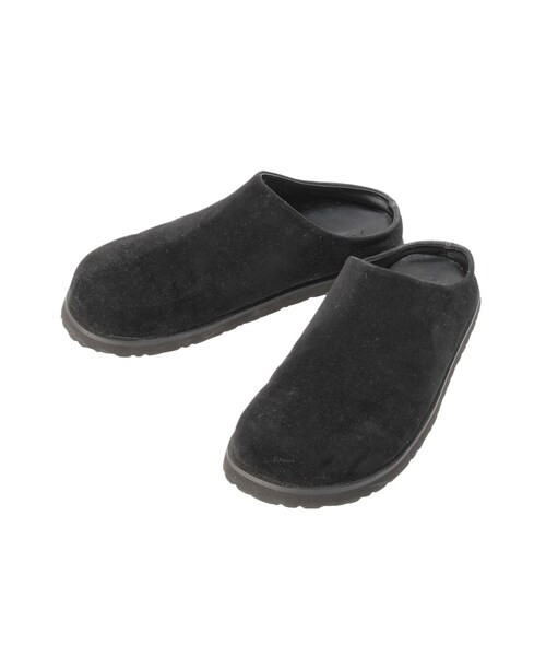 Ungrid（アングリッド）の「フェイクスウェードラウンドトゥスリッポン（スリッポン・レディース・ブラック/カーキ・S/M/L）」の2枚目の写真