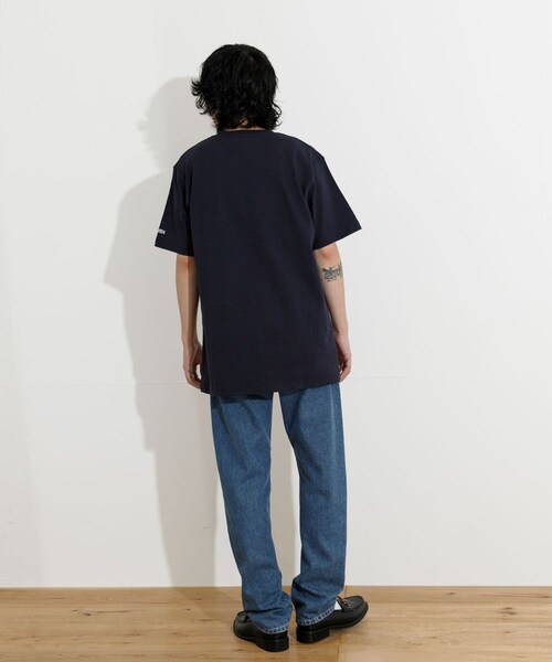 THE GOODLAND MARKET（ザグッドランドマーケット）の「KEIMEN　Harvest T-SHIRTS(PTT)（Tシャツ/カットソー・メンズ・NV&WT/BK&KH・M/L/XL）」の10枚目の写真