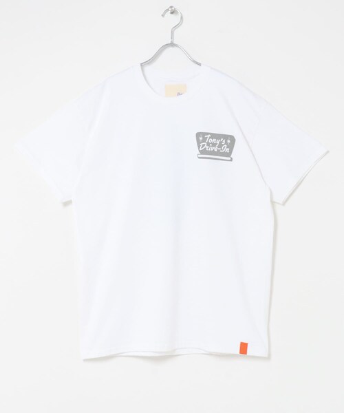 THE GOODLAND MARKET（ザグッドランドマーケット）の「TONY　UKIYOE DRIVE IN TEE（Tシャツ/カットソー・メンズ・WHT/YEL・L/XL）」の3枚目の写真