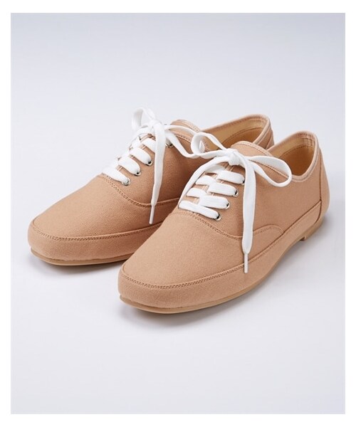 nissen（ニッセン）の「【ゆったり幅広】やわらかレースアップスニーカー（ワイズ４Ｅ）（スニーカー・メンズ・黒/グレー/ベージュ系/アイボリー・M=23.0~23.5cm/4E/L=24.0~24.5cm/4E/LL=25.0~25.5cm/4E/3L=26.0~26.5cm/4E）」の6枚目の写真