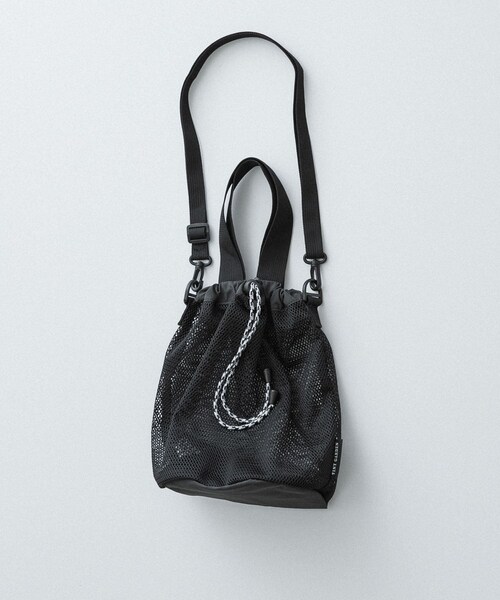EKAL(エカル)の「TINY GARDEN PRODUCTS ストロール2WAYメッシュバッグ(ハンドバッグ・レディース・BLACK/GRAY・One)」の7枚目の写真