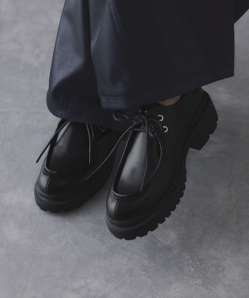 ADAM ET ROPE'（アダムエロペ）の「レースアップシューズ（その他シューズ・レディース・ブラック/ダークブラウン・23.0/23.5/24.0/24.5）」の10枚目の写真