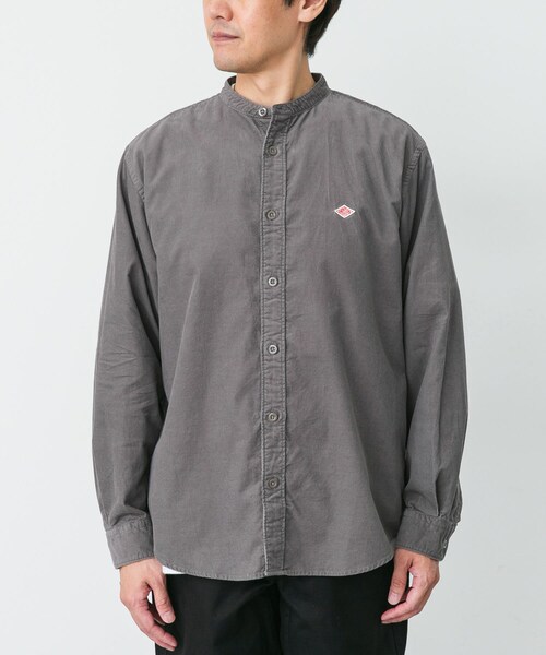 URBAN RESEARCH DOORS（アーバンリサーチドアーズ）の「DANTON　BAND COLLAR SHIRTS LONG-SLEEVE（シャツ/ブラウス・メンズ・LT.GREY/CHARCOAL/SAND BEIGE・38/40/42）」の11枚目の写真