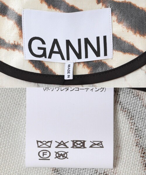 URBAN RESEARCH(アーバンリサーチ)の「GANNI PRINTED LAMINATED BARN JACKET(テーラードジャケット・レディース・EGRET135・XS/S)」の7枚目の写真