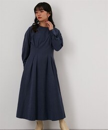 nissen | 【sail】ウエストタックワンピース　小さいサイズ(ワンピース)