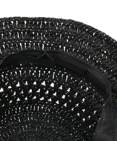 VIS（ビス）の「コーティングペーパーバケットハット（ハット・レディース・ブラック/キナリ・F）」の7枚目の写真