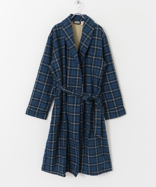 URBAN RESEARCH DOORS（アーバンリサーチドアーズ）の「L.L.Bean　ScotchPlaidFlannelRobe（テーラードジャケット・レディース・Grey/Swan・M）」の2枚目の写真