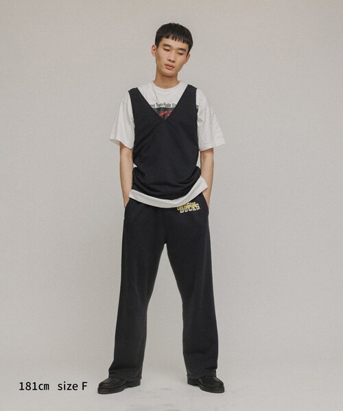 ADAM ET ROPE'（アダムエロペ）の「［TOPS］3WAY LAYERED CUT AND SEWN（アンサンブル・レディース・ブラック/ホワイト/グリーン・F）」の7枚目の写真