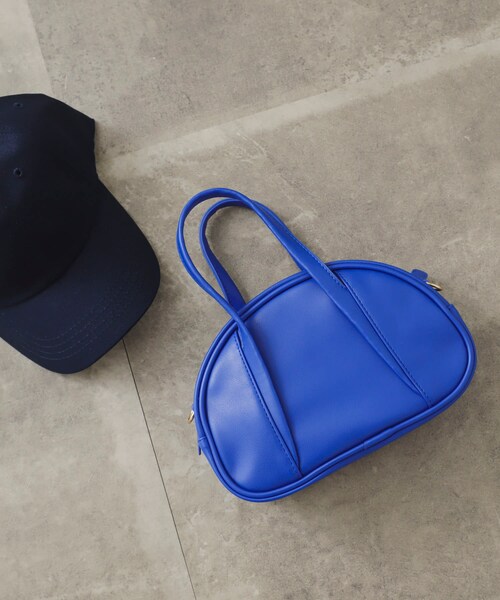 SENSE OF PLACE by URBAN RESEARCH（センスオブプレイスバイアーバンリサーチ）の「ボーリングバッグ（ハンドバッグ・レディース・IVORY/BLACK/GREEN/PINK/BLUE・One/one）」の4枚目の写真