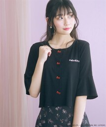 nissen | ＜大きいサイズ＞【ハローキティ】リブカーディガン marun(カーディガン/ボレロ)