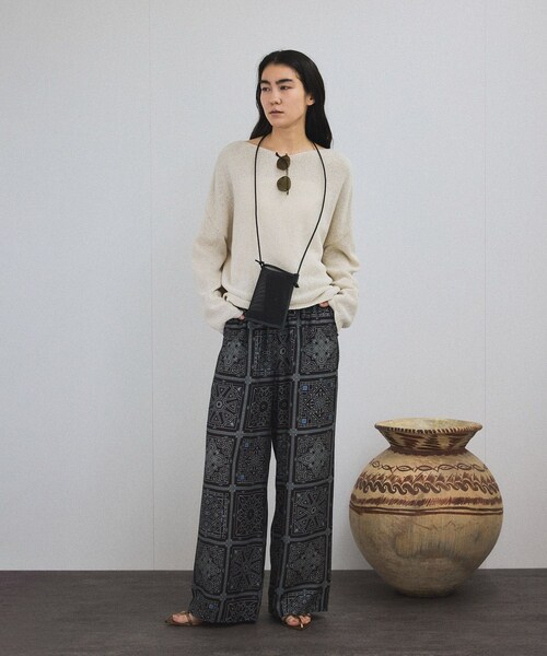 ADAM ET ROPE'（アダムエロペ）の「ケースセットメタルフレームUVカットグラス（サングラス・レディース・ブラック/ダークブラウン・F）」の7枚目の写真