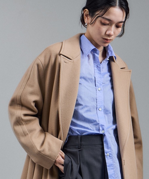 ADAM ET ROPE'(アダムエロペ)の「ピュアカシミヤナロートレンチコート(トレンチコート・レディース・キャメル/チャコール・F)」の16枚目の写真