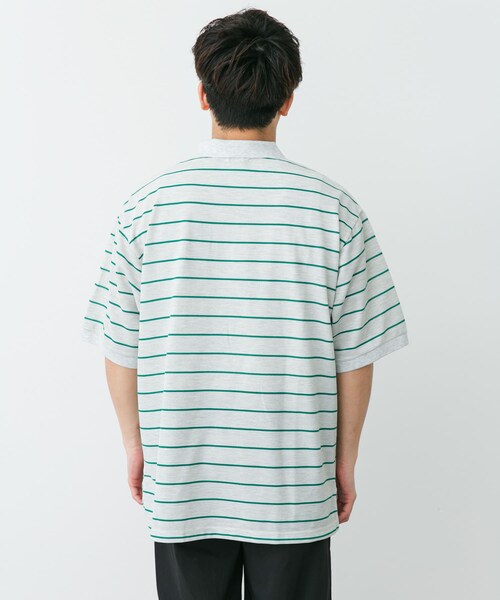 URBAN RESEARCH DOORS(アーバンリサーチドアーズ)の「L.L.Bean JAPAN EDITION TROY SHORT-SLEEVE POLO(ポロシャツ・メンズ・BIRCH/GRN/T.GRY/BG/RED/PLUM/BRW/SAX/NVY/GRN・M/L/XL)」の9枚目の写真