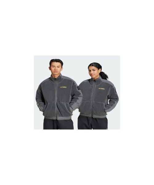 adidas（アディダス）の「©ナショナル ジオグラフィック ハイパイルジャケット（ジェンダーニュートラル）（ジャケット/アウター・メンズ・ベージュ/グレー・J/3XL/3XS/2XS/XL/XXL/XS/S/M/L/XL/2XL/3XL/4XL/5XL/6XL/J/3XS/J/2XS/J/XS/J/4XL/J/5XL）」の9枚目の写真