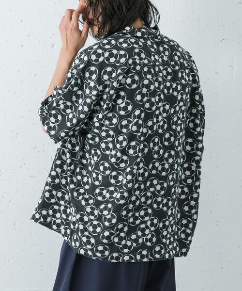 URBAN RESEARCH(アーバンリサーチ)の「LOTTO SOCCER BALL PRINT SHIRTS(シャツ/ブラウス・メンズ・WHITE/BLACK・M/L/XL/XXL)」の18枚目の写真