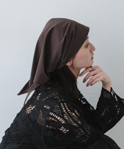 SENSE OF PLACE by URBAN RESEARCH(センスオブプレイスバイアーバンリサーチ)の「撥水シシュウスカーフ(バンダナ/スカーフ・レディース・BLACK/BROWN/Y.BEIGE・One)」の18枚目の写真