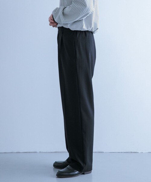 ITEMS URBANRESEARCH（アイテムズ アーバンリサーチ）の「TRワイドスラックス（その他パンツ・メンズ・BEG/L.GRY/BLK/BLU・M/L）」の21枚目の写真