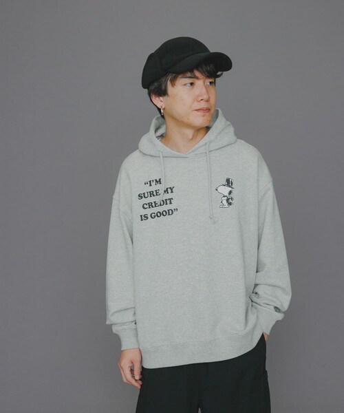 SENSE OF PLACE by URBAN RESEARCH(センスオブプレイスバイアーバンリサーチ)の「フリースキャップ(キャップ・レディース・GRAY/BLACK・One)」の4枚目の写真