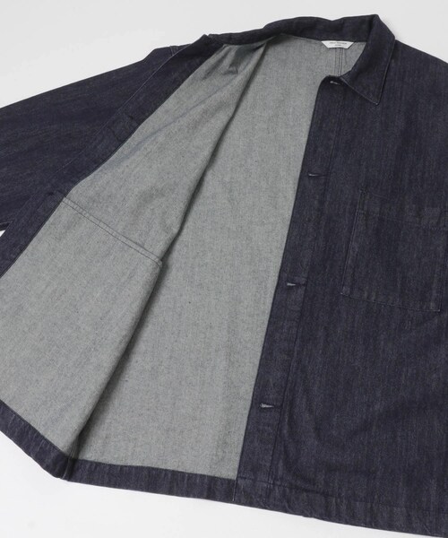 URBAN RESEARCH DOORS(アーバンリサーチドアーズ)の「デニムシャツカバーオール(デニムジャケット・メンズ・BLACK/O.W・S/M/L)」の10枚目の写真