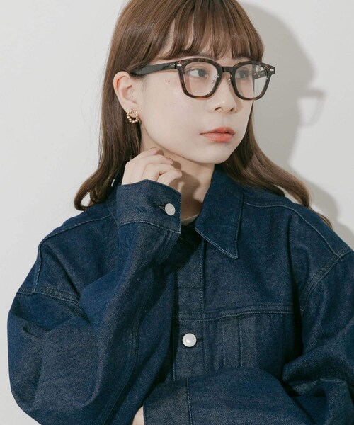 SMELLY（スメリー）の「ウェリントンダテメガネ（メガネ・レディース・BLK/DEMI・-）」の19枚目の写真