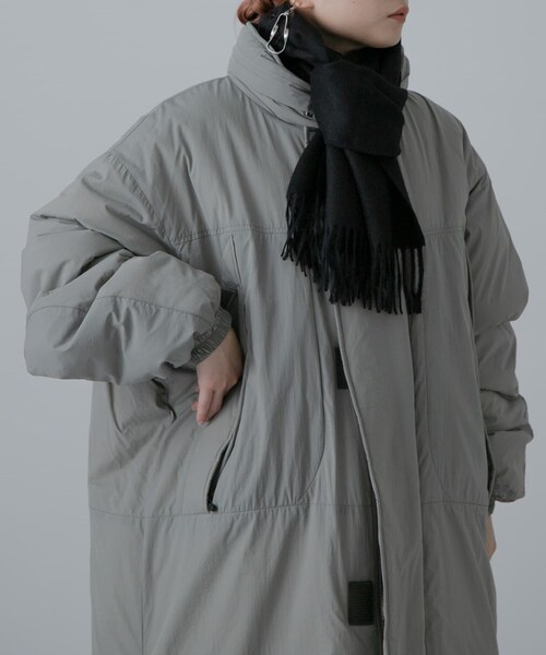 URBAN RESEARCH（アーバンリサーチ）の「Brushed Scarf（ストール/ショール・メンズ・Orange/Black/Khaki/Brown/Camel/Grey/Ecru・One）」の11枚目の写真